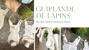 DIY Paques - déco lapin