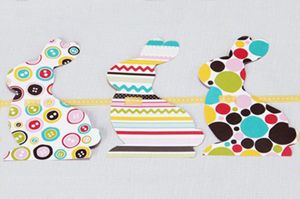 Guirlande de lapins en papier