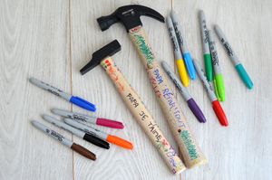 Déco de marteau pour papa bricolo !