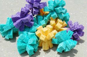 Bombe à eau en éponge