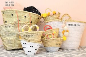 Panier en osier customisé